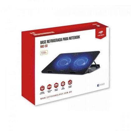 Imagem de Suporte Para Notebook Com Cooler Nbc-50bk C3tech