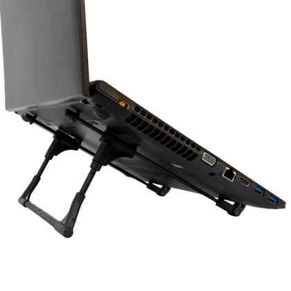 Imagem de Suporte para Notebook DVA Lima Nocturnus G5, para Notebooks de 14" a 15,6" Polegadas, Ergonômico NR17, Regulagem de Altura e Inclinação - Preto