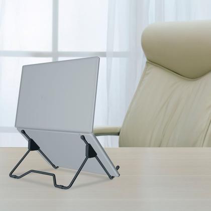 Imagem de Suporte Para Notebook Ergonômico Preto Regulável - Resolve