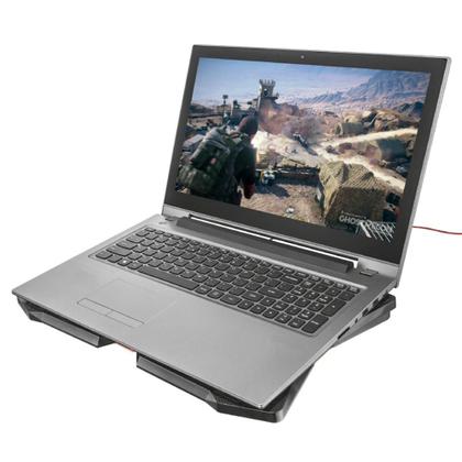 Imagem de Suporte para Notebook GXTrust 278 Yozu, Até 17.3", com 4 Coolers e 4 Velocidades, LED, Preto - 20817