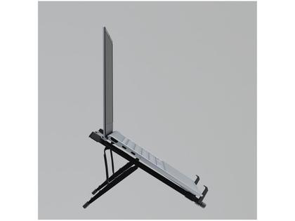 Imagem de Suporte Para Notebook Regulável Ergonômico Preto Home Office