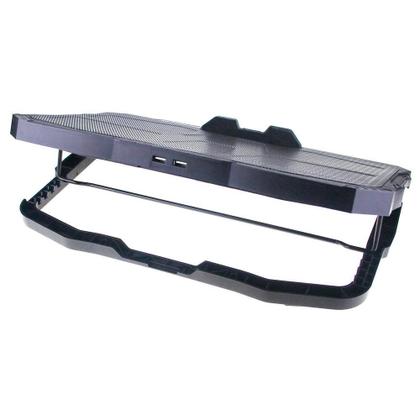 Imagem de Suporte Para Notebook Rise Mode Galaxy Black X4 2 Fans LED Azul Até 17" - RM-CN-04-BB