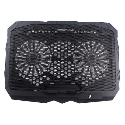 Imagem de Suporte Para Notebook Rise Mode Galaxy Black X4 2 Fans LED Azul Até 17" - RM-CN-04-BB