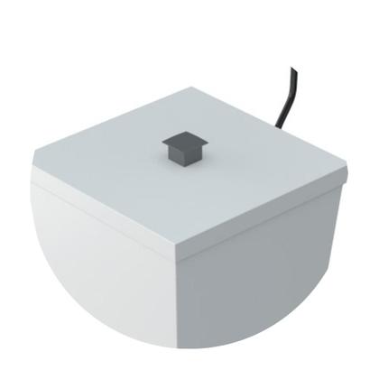 Imagem de Suporte para papel higienico com lixeira branca linha black