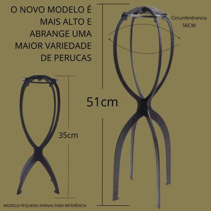 Imagem de Suporte para peruca lace prótese chapéu plástico desmontável