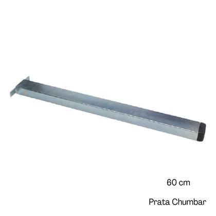 Imagem de Suporte Para Pia Mão Francesa de Chumbar Prata 60cm Alg