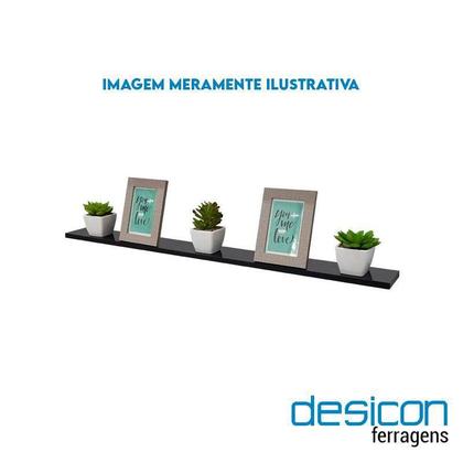 Imagem de Suporte para Prateleira Invisível Parede MDF Gesso 10X100mm