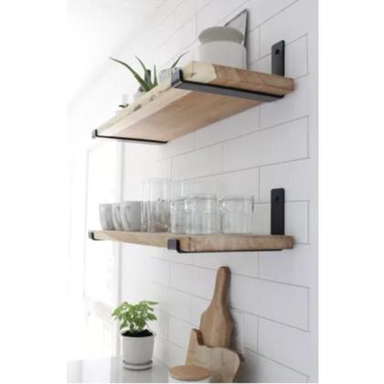 Imagem de Suporte Para Prateleira Mão Francesa 30 Cm Ferro 12 Peças