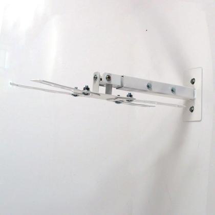 Imagem de Suporte Para Projetor Data Show De Teto E Parede Ajustável Regulagem universal 3 E 4 Furos - Branco