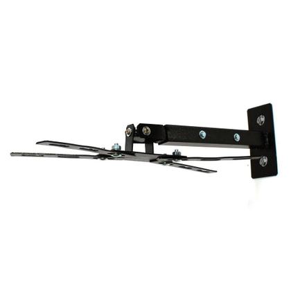 Imagem de Suporte Para Projetor Data Show De Teto E Parede Ajustável Regulagem universal 3 E 4 Furos - Preto