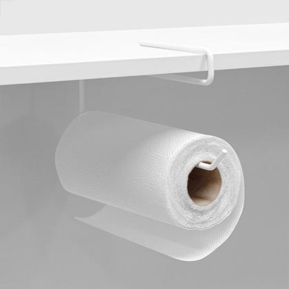 Imagem de Suporte para rolo de papel toalha para prateleira de encaixar branco sku:d61-1304