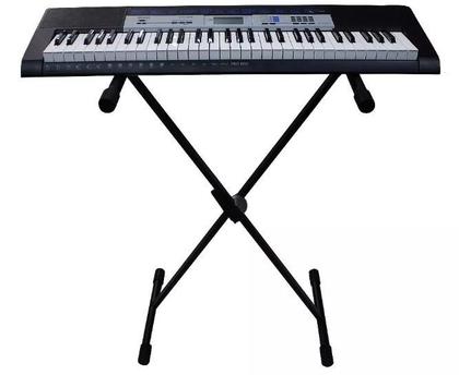 Imagem de Suporte para Teclado Preto Cromado Tripe 1m
