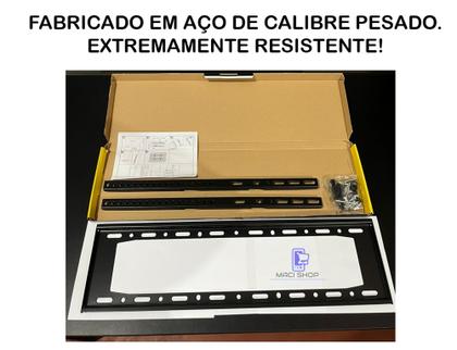 Imagem de Suporte Para Tv 32 a 85 Lcd Led Oled Qled Fixo Samsung LG TCL Philips Universal de Parede Ultra Slim 50 55 58 60 65 70 75 80 85 86 Polegadas