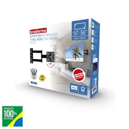 Imagem de Suporte para TV até 60 polegadas tri articulado 4 movimentos
