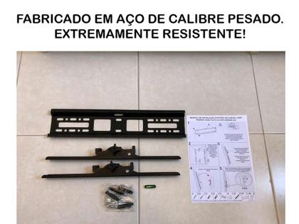 Imagem de Suporte Para Tv Inclinável 32 a 55 Pol Lcd Led Qled Oled Universal Samsung LG Tcl Philips 32 40 42 43 47 50 52 55 polegadas Parede