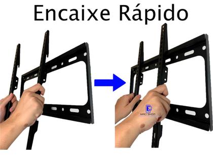 Imagem de Suporte Para Tv Lcd Led Oled Qled 25 A 55 Pol Fixo Samsung LG TCL Philips Universal 25 32 40 42 43 47 50 52 55 polegadas