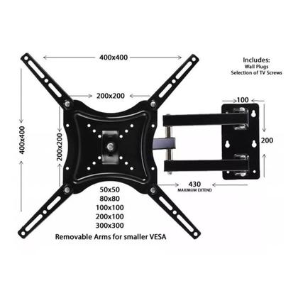 Imagem de Suporte Para Tv Led Lcd 20 24 32 40 42 50 55 Polegadas Novo