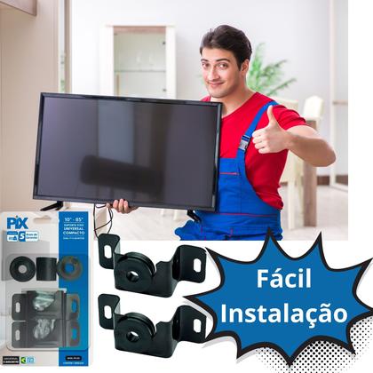 Imagem de Suporte para TV LED LCD Plasma de parede ou painel até 80kg