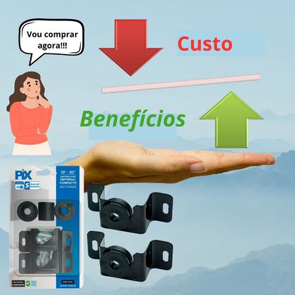 Imagem de Suporte para TV LED LCD Plasma de parede ou painel até 80kg