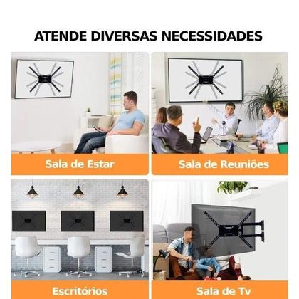 Imagem de Suporte Para Tv Tri-articulado Lcd Led 26 32 40 42 47 50 55