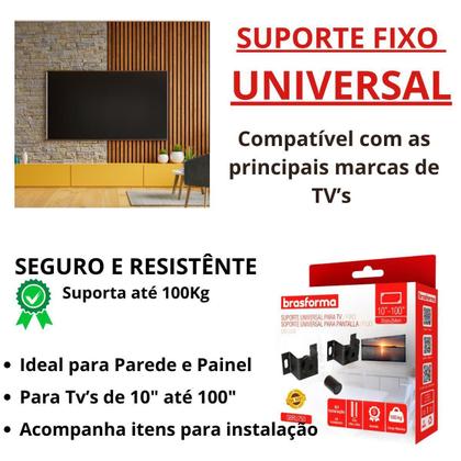 Imagem de Suporte Para Tv Universal Led Lcd 28 32 39 40 42 43 50 55 60 65 71 100 Polegadas