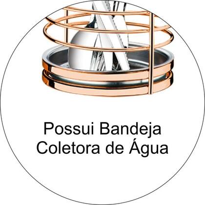 Imagem de Suporte para utensilios e talheres cobre 1604rg - future