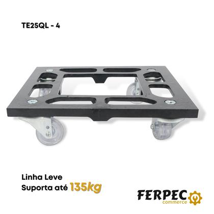Imagem de Suporte Para Vaso 25cm Quadrado Com Rodízio Até 135kg