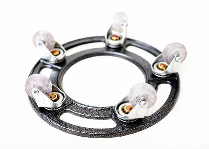 Imagem de Suporte Para Vasos De Plantas 25cm Rodinhas Em Bpgel capacidade De Peso Ate 150KGS