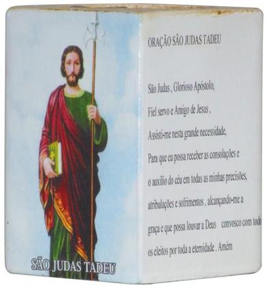 Imagem de Suporte para Velas São Judar Tadeu Decorativo 9cm