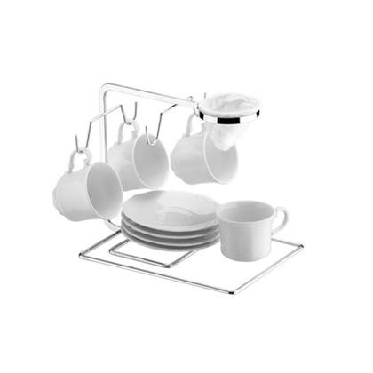 Imagem de Suporte para Xícaras Coador de Café em Aço Cromado