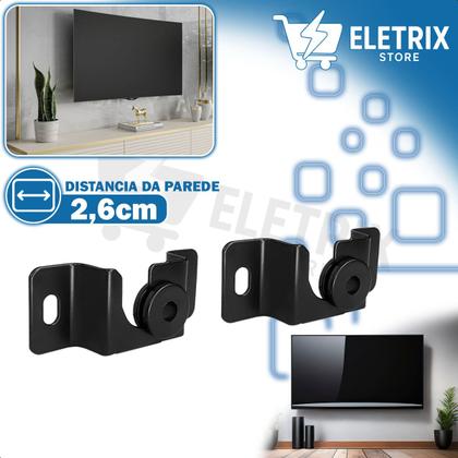 Imagem de Suporte Parede 13-70" Fixo Universal Tv Qled Oled Smart + Cabo Multimídia Hdmi 2m + Cabo de Rede 3m