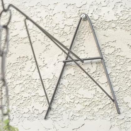 Imagem de Suporte Parede A Reforçado Mão Francesa 32 cm P/ Pendurar Vasos Plantas Externo Metal Rústico Gancho