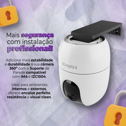 Imagem de Suporte Parede Câmera 360 Ângulo de Visão