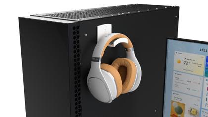 Imagem de Suporte Parede Com Fita Dupla Face Fone Headset Headphone