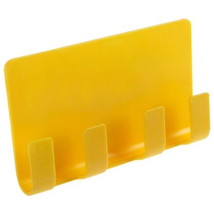 Imagem de Suporte Parede Multiuso c/ Ganchos Pendurar Carregar Celular