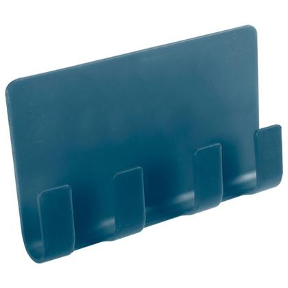 Imagem de Suporte Parede Multiuso c/ Ganchos Pendurar Carregar Celular