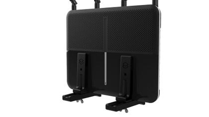 Imagem de Suporte Parede Vertical Compativel Roteador Modem Ajustavel