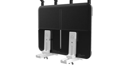 Imagem de Suporte Parede Vertical Compativel Roteador Modem Ajustavel