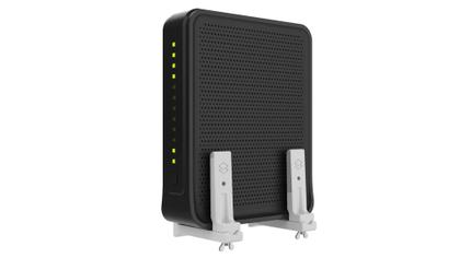 Imagem de Suporte Parede Vertical Compativel Roteador Modem Ajustavel