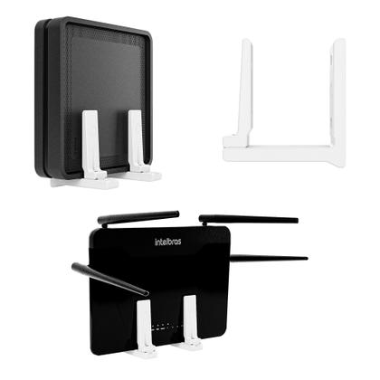 Imagem de Suporte Parede Vertical Universal Roteador Modem Estável