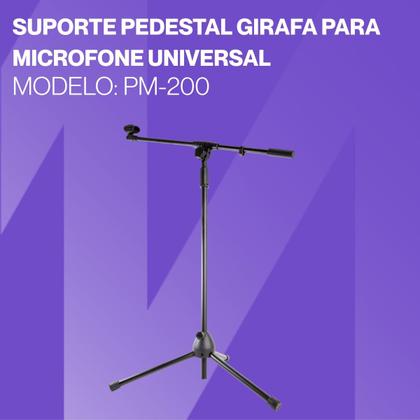 Imagem de Suporte pedestal girafa para microfone