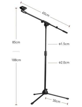 Imagem de Suporte pedestal mxt girafa para microfone pm-200