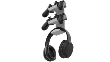 Imagem de Suporte PEKO de Parede Para Controles E Headset compatível com Xbox, Ps4, Ps3