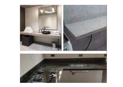 Imagem de Suporte pia mão francesa grapa parafusar super reforçado 40cm 2 Un Granito- Preta