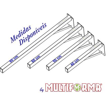 Imagem de SUPORTE PIA PARAFUSAR GRANITO MÁRMORE BANCADA APARADOR MÃO FRANCESA 40 CM Preto