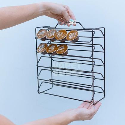 Imagem de Suporte Porta 50 Cápsulas Café Dolce Gusto Organizador Preto