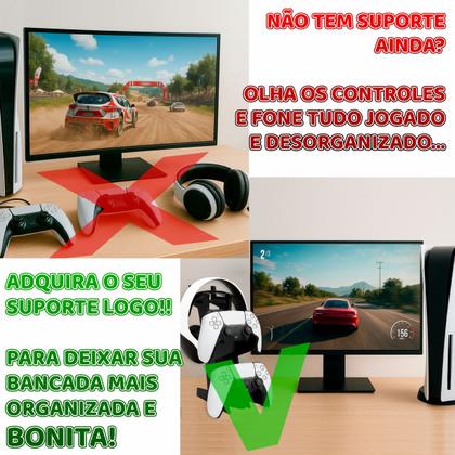 Imagem de Suporte Porta Controle Videogame Gamer Para Ps4 Xbox Preto