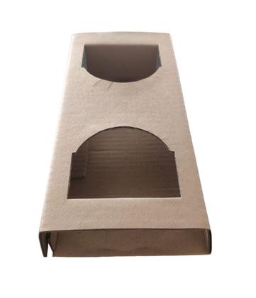 Imagem de Suporte Porta Copos de Papelão Delivery para 2 Copos Kit com 100 unidades