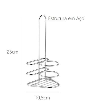 Imagem de Suporte Porta Detergente e Esponja Organizador de Pia Forma