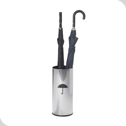 Imagem de Suporte Porta Guarda Chuva Cesto Aço Inox Resistente Ilustrado